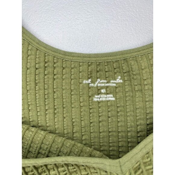 Out from Under Urban Outfitters women's Medium large‎ green ribbed bralette top - Picture 5 of 6